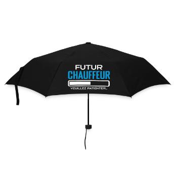 Futur Chauffeur Idée Cadeau Futur Chauffeur - Parapluie standard - noir - Devant