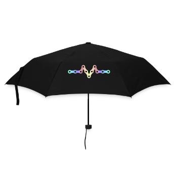 Chaîne de vélo - Parapluie standard - noir - Devant