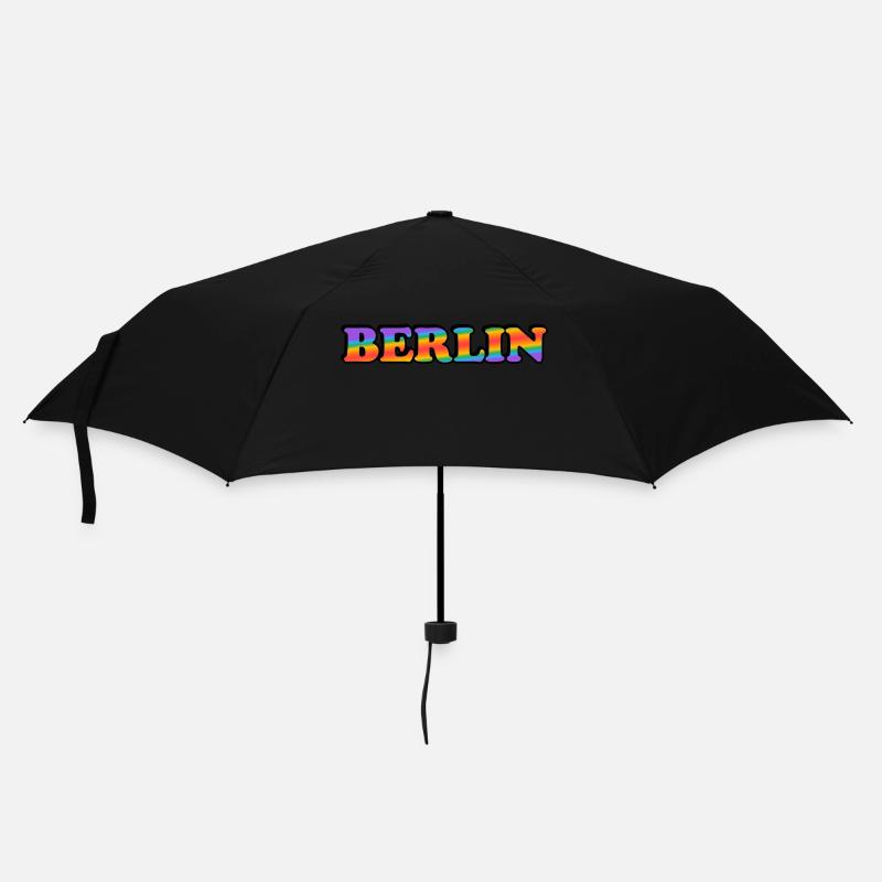Schwules Berlin - Regenschirm (klein) - Schwarz