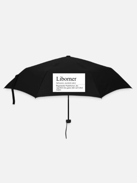liborner - Regenschirm (klein) - Schwarz
