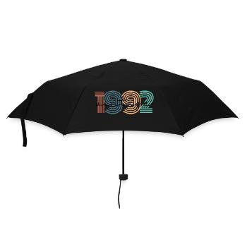 1992 vintage rétro - Parapluie standard - noir - Devant