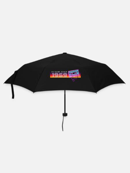 Klassische & nostalgische Musik Geburtstag - Vintage - Regenschirm (klein) - Schwarz
