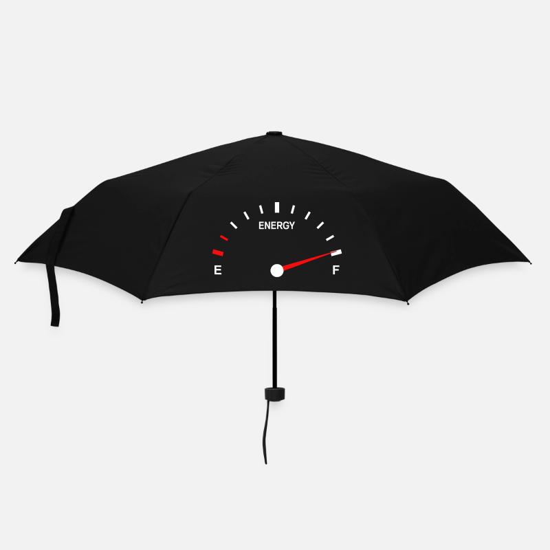 Vibrant Fuel Gauge Abstract Design - Umbrella (small) - black