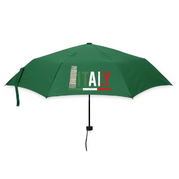 Italy Colosseum Flag Portrait - Umbrella (small) - bottlegreen - Front