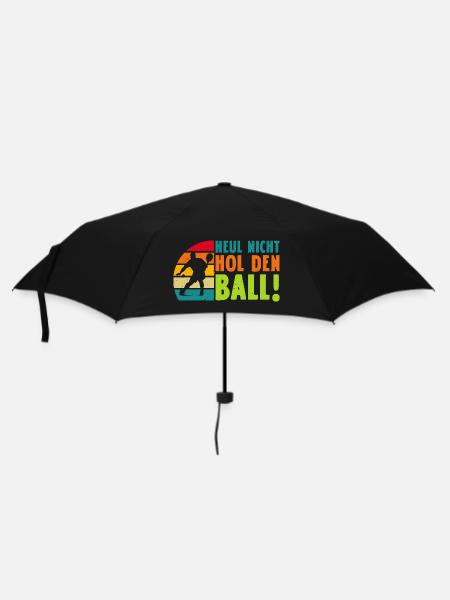Padelspiel HEUL NICHT HOL DEN BALL Lustiges - Regenschirm (klein) - Schwarz