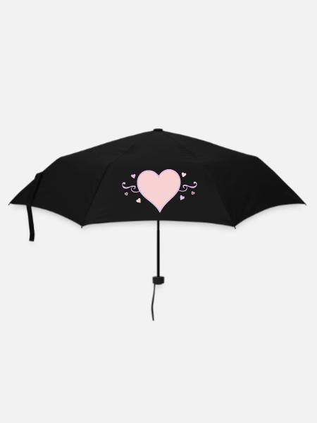 Muttertags Geschenk Mutter Muttertag Geschenkidee  - Regenschirm (klein) - Schwarz