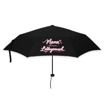 Mom Is My Favorite Person Gift - Umbrella (small) - black - Front