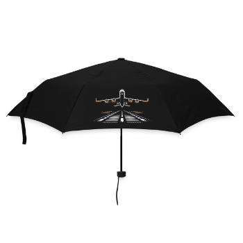 Pilote de vol d’avion Airplane Airline - Parapluie standard - noir - Devant