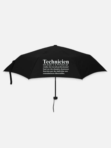 Technicien Définition - Parapluie standard - noir