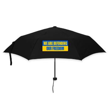 We are defending our freedom - Umbrella (small) - black - Front