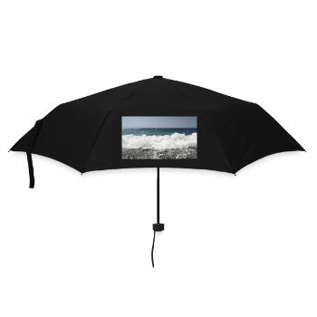 Sea Foam Wave - Umbrella (small) - black - Front