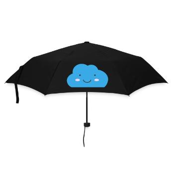 Kawaii Cloud - Umbrella (small) - black - Front