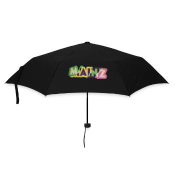 Mayence Allemagne City Font Punk Rétro - Parapluie standard - noir - Devant