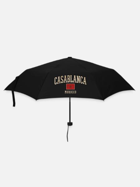 Emblème de Casablanca Maroc - Parapluie standard - noir