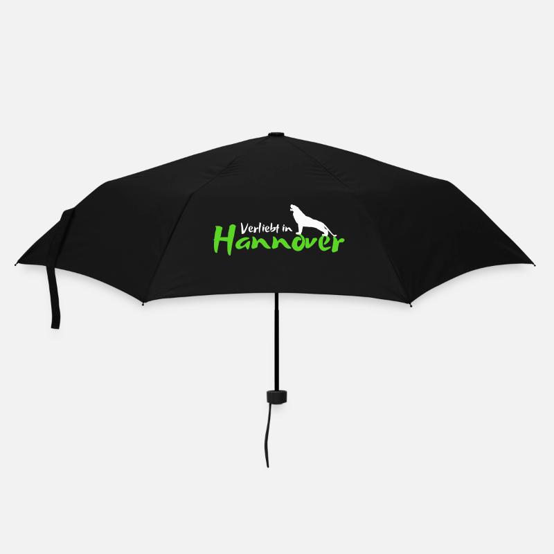 Verliebt in Hannover - Regenschirm (klein) - Schwarz