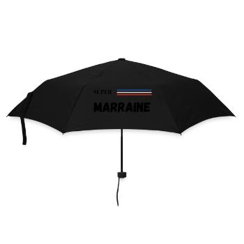 super marraine - t-shirt assorti - Parapluie standard - noir - Devant