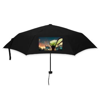 Futuristic Venus flytrap - Umbrella (small) - black - Front