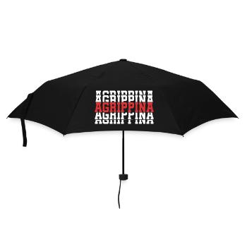 Agrippina t-shirt stacked text gift t-shirt - Umbrella (small) - black - Front