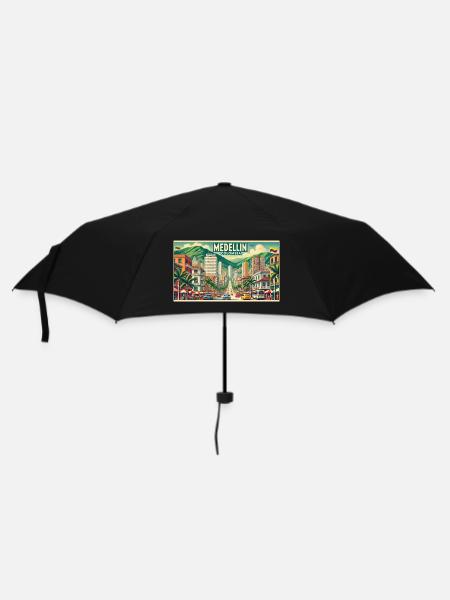Medellin Columbia Vintage Design - Umbrella (small) - black