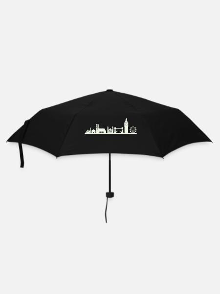 london skyline - Umbrella (small) - black