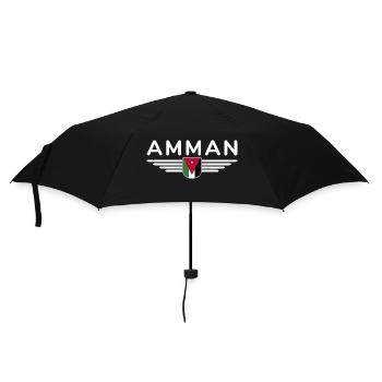 Jordan Amman Fan Outfit T-Shirt Design Gift - Parapluie standard - noir - Devant