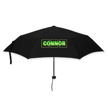 Connor as a gift idea - Umbrella (small) - black - Front