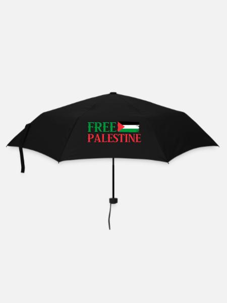 Free Palestine - Umbrella (small) - black