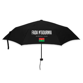 Fada N'gourma Burkina Faso - Regenschirm (klein) - Schwarz - Vorne