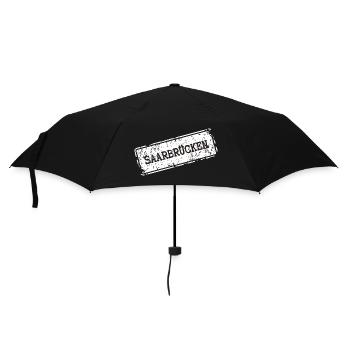 Conception du logo de la ville de Sarrebruck - Parapluie standard - noir - Devant