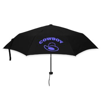 Cow-boy - Parapluie standard - noir - Devant