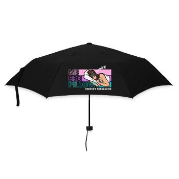 Moi lit oreiller rêve illustration - Parapluie standard - noir - Devant