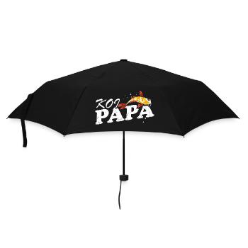 Koi Papa Funny Pond Dad Fish Keeper Pride - Regenschirm (klein) - Schwarz - Vorne