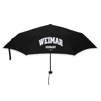 Weimar Deutschland Emblem - Regenschirm (klein) - Schwarz - Vorne