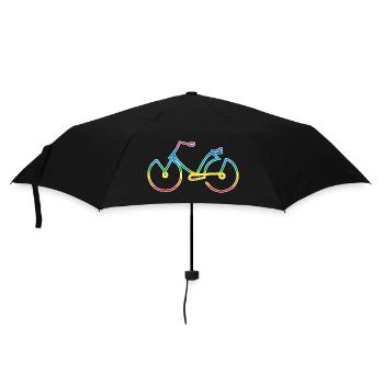 Fahrrad - Regenschirm (klein) - Schwarz - Vorne