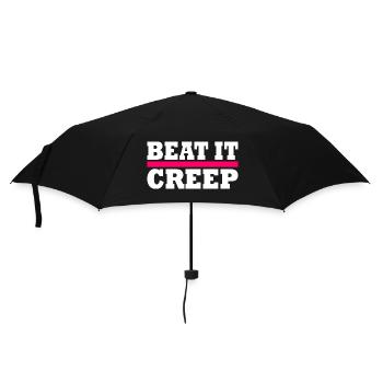 Beat it creep - Regenschirm (klein) - Schwarz - Vorne