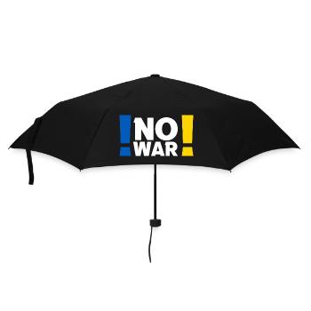 No War Peace World Peace Ukraine - Umbrella (small) - black - Front