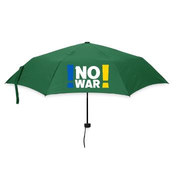 Pas de guerre Paix Mondiale Ukraine - Parapluie standard - vert bouteille - Devant
