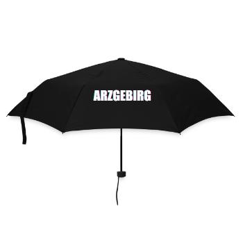 Arzgebirg Neon - Regenschirm (klein) - Schwarz - Vorne