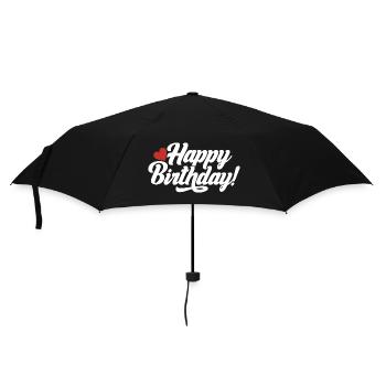 Happy birthday birthday favorite person - Umbrella (small) - black - Front