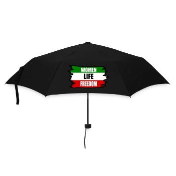 Women life freedom - Parapluie standard - noir - Devant