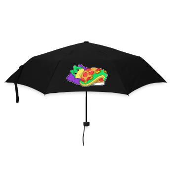 Schlange Schlafen Decke - Regenschirm (klein) - Schwarz - Vorne