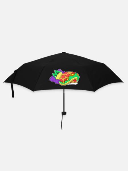 Schlange Schlafen Decke - Regenschirm (klein) - Schwarz