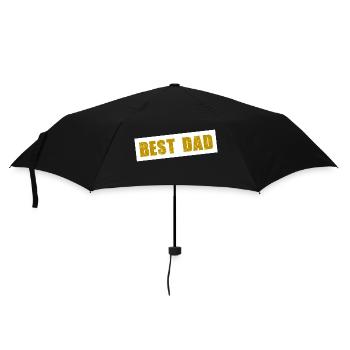 No.1 BEST DAD T-Shirt - Umbrella (small) - black - Front