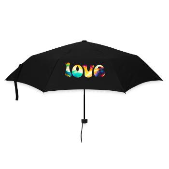 Amour - Parapluie standard - noir - Devant