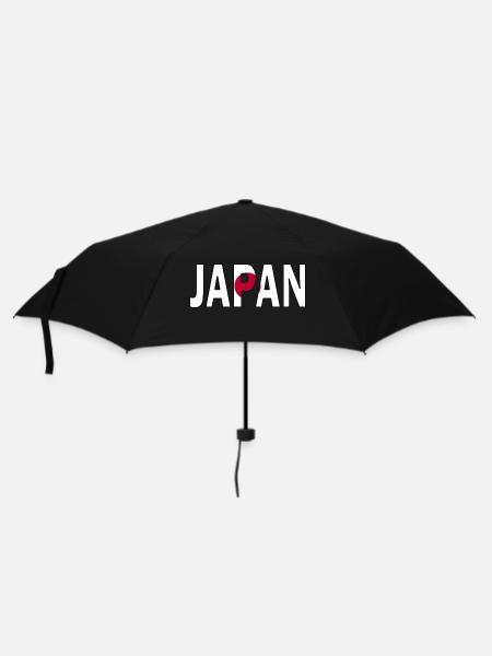 Japan in Nation Colors - Umbrella (small) - black