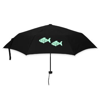 poissons2 - Parapluie standard - noir - Devant