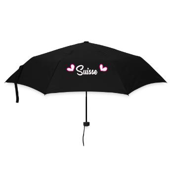 SWITZERLAND. COUNTRY. GENEVA. HUMOR. FLAG - Umbrella (small) - black - Front