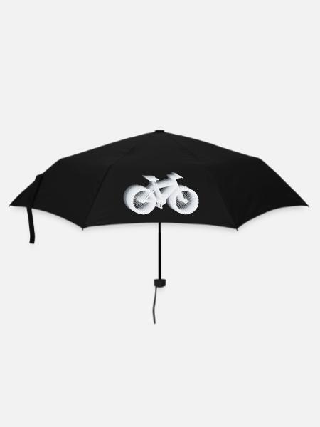 Fahrrad Geschenkidee Bike - Regenschirm (klein) - Schwarz