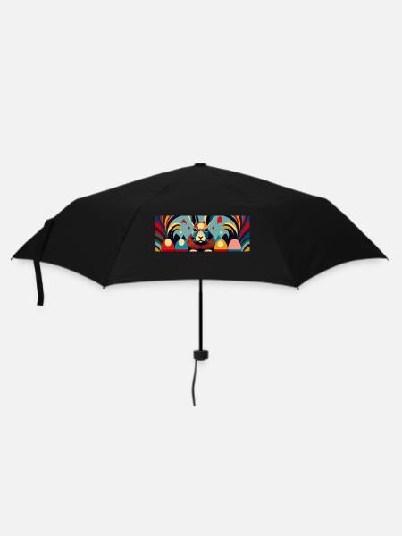 Easter Bunny No.02 - Umbrella (small) - black