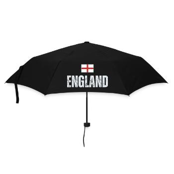 Flag of England, English patriot - Umbrella (small) - black - Front
